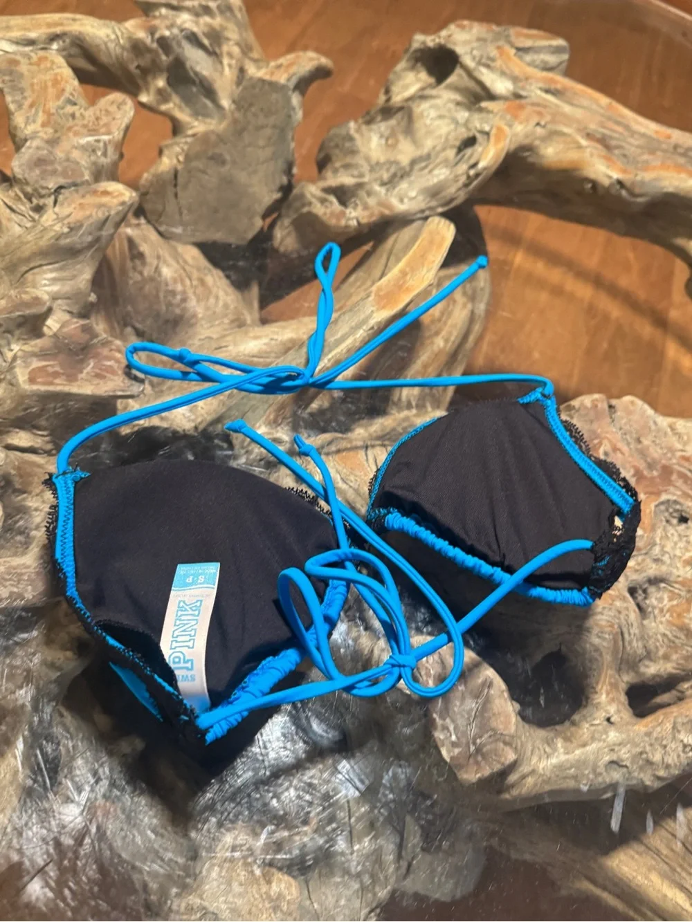 Sexy Lace Trim Bra Style bikini top